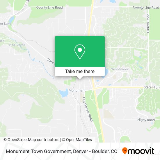 Mapa de Monument Town Government