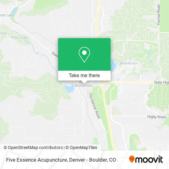 Five Essence Acupuncture map