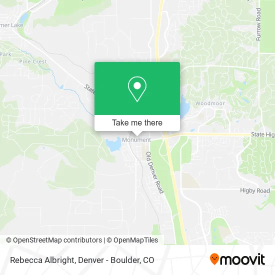 Rebecca Albright map