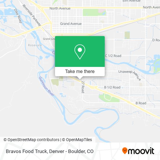 Mapa de Bravos Food Truck