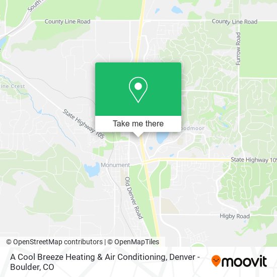 Mapa de A Cool Breeze Heating & Air Conditioning