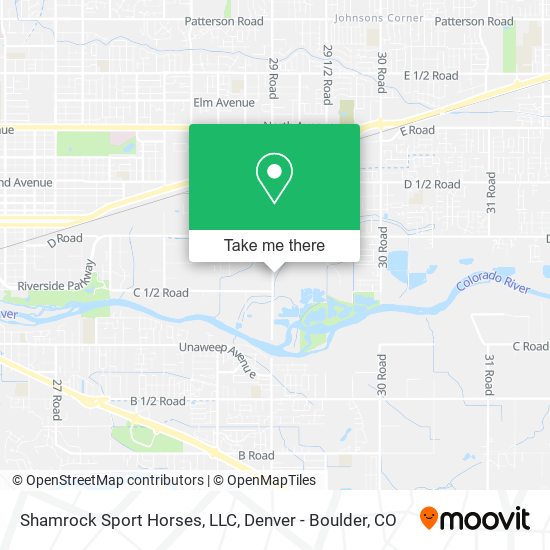 Mapa de Shamrock Sport Horses, LLC