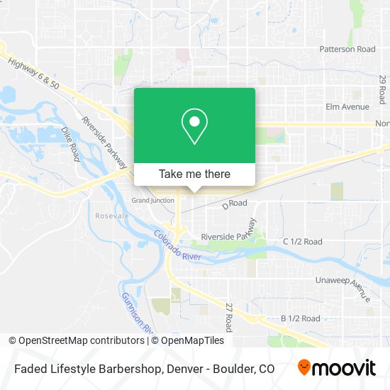 Mapa de Faded Lifestyle Barbershop