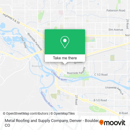 Mapa de Metal Roofing and Supply Company