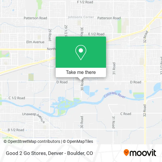 Good 2 Go Stores map