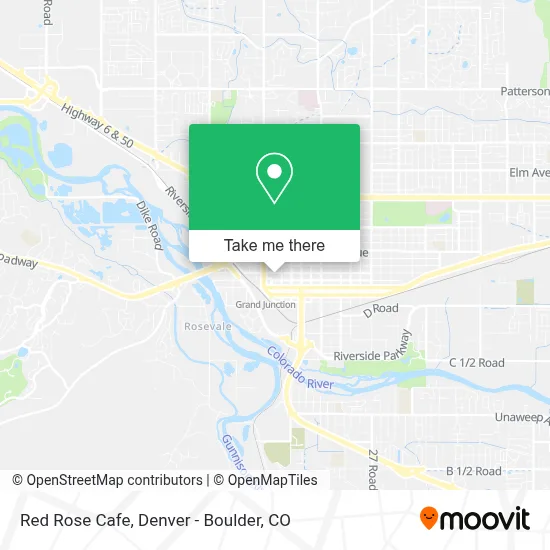 Red Rose Cafe map