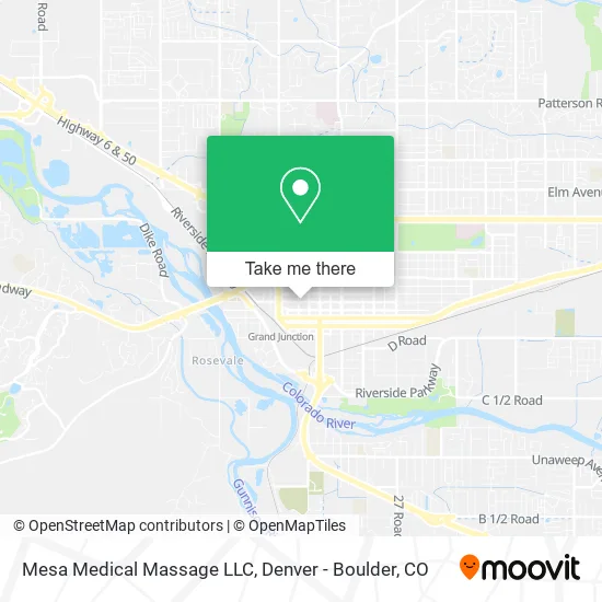 Mesa Medical Massage LLC map