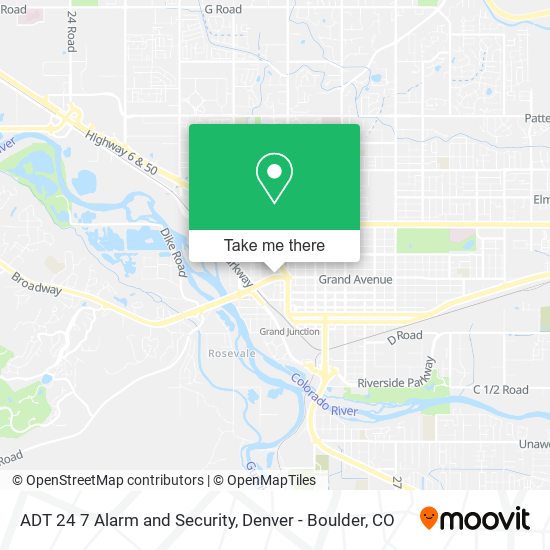 ADT 24 7 Alarm and Security map