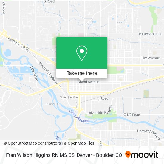 Fran Wilson Higgins RN MS CS map