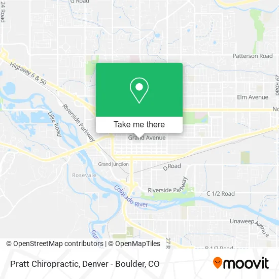 Pratt Chiropractic map