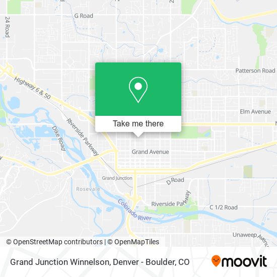 Mapa de Grand Junction Winnelson