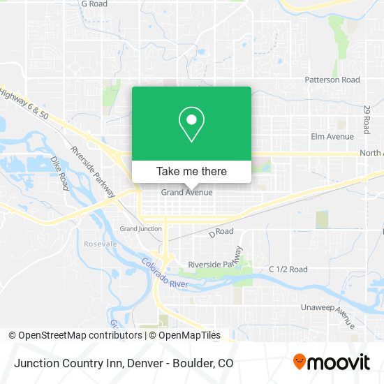 Mapa de Junction Country Inn