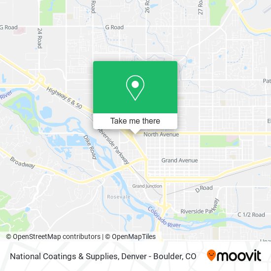 Mapa de National Coatings & Supplies