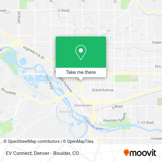 EV Connect map