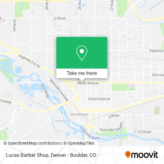Lucas Barber Shop map
