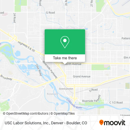 Mapa de USC Labor Solutions, Inc.