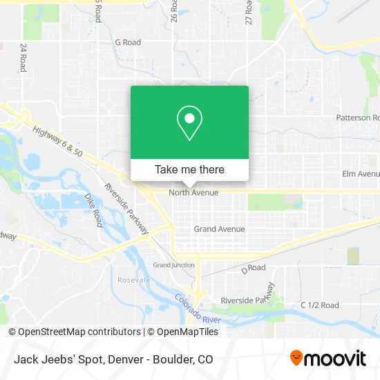 Mapa de Jack Jeebs' Spot