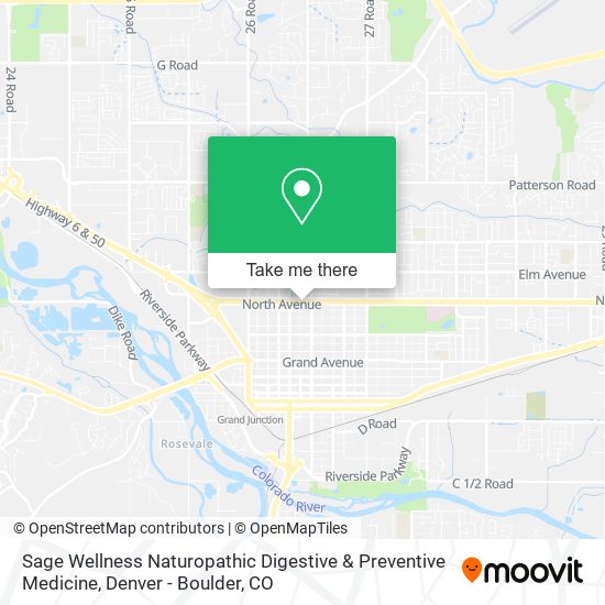 Mapa de Sage Wellness Naturopathic Digestive & Preventive Medicine