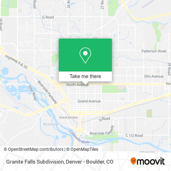 Granite Falls Subdivision map