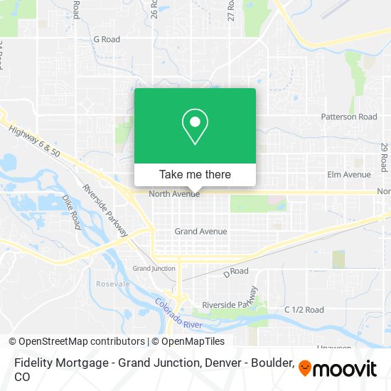 Fidelity Mortgage - Grand Junction map