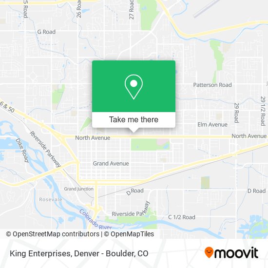 King Enterprises map