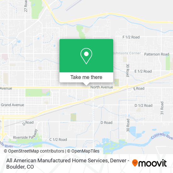 All American Manufactured Home Services map