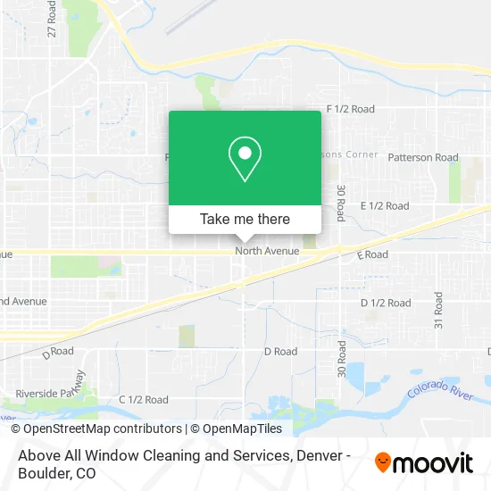 Above All Window Cleaning and Services map