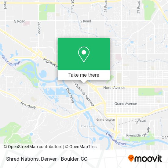 Shred Nations map