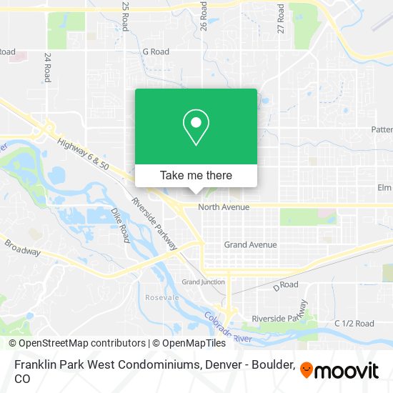 Mapa de Franklin Park West Condominiums