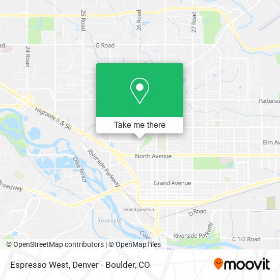 Mapa de Espresso West