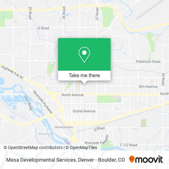 Mapa de Mesa Developmental Services