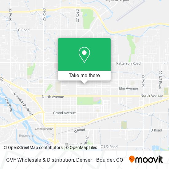 Mapa de GVF Wholesale & Distribution