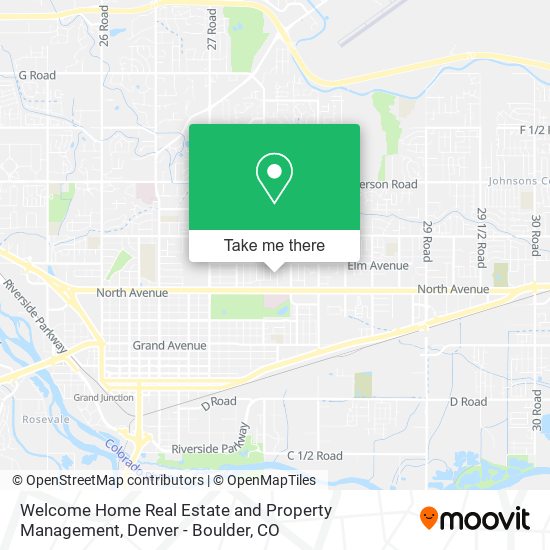 Mapa de Welcome Home Real Estate and Property Management