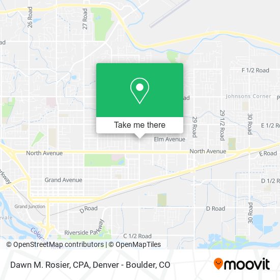 Dawn M. Rosier, CPA map