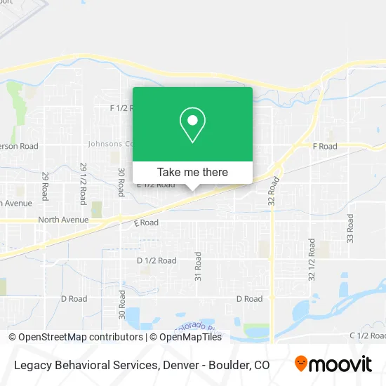 Legacy Behavioral Services map
