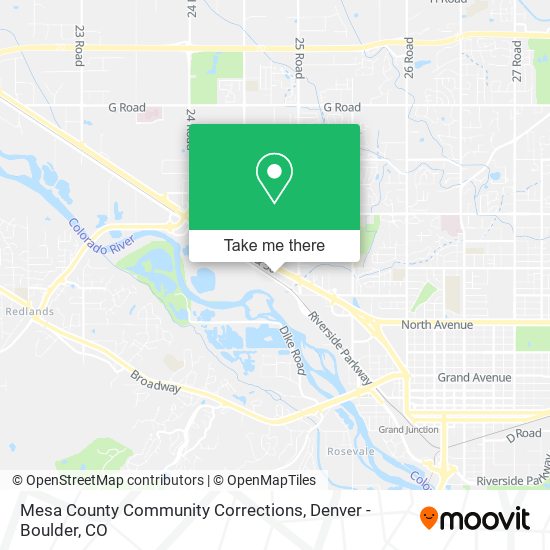 Mapa de Mesa County Community Corrections
