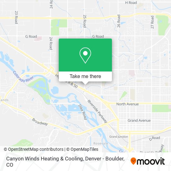 Mapa de Canyon Winds Heating & Cooling