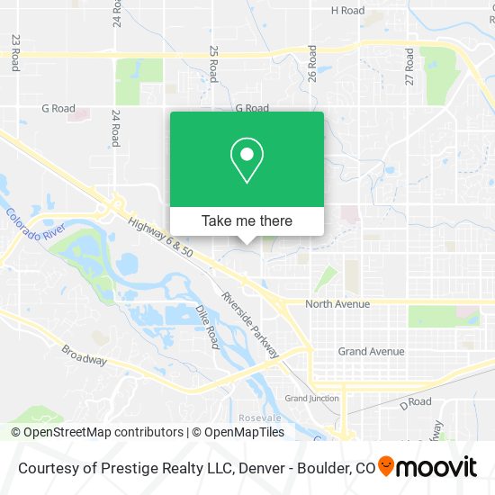 Mapa de Courtesy of Prestige Realty LLC