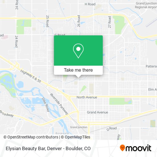 Mapa de Elysian Beauty Bar