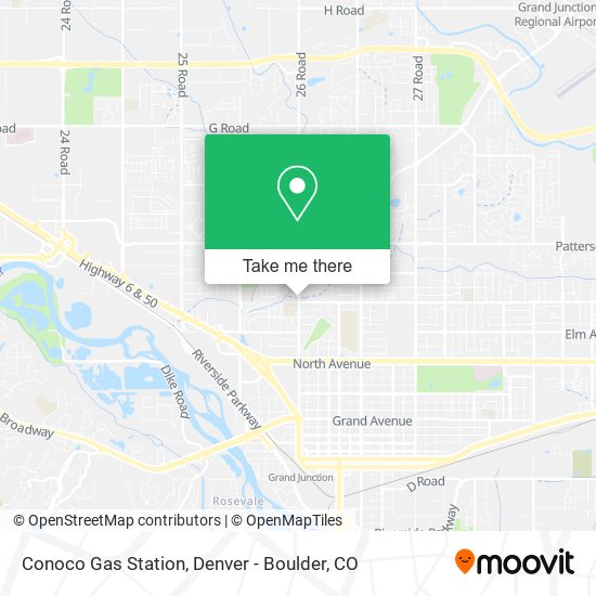 Conoco Gas Station map
