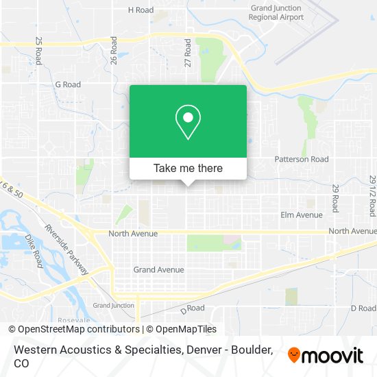Mapa de Western Acoustics & Specialties