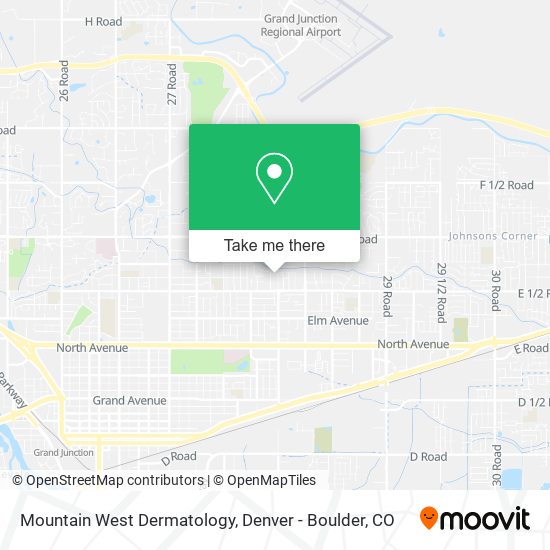 Mountain West Dermatology map