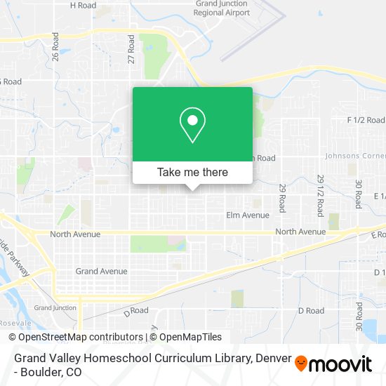 Grand Valley Homeschool Curriculum Library map