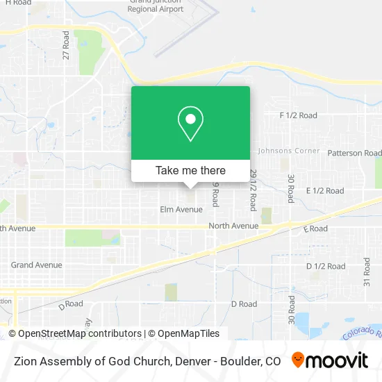 Zion Assembly of God Church map