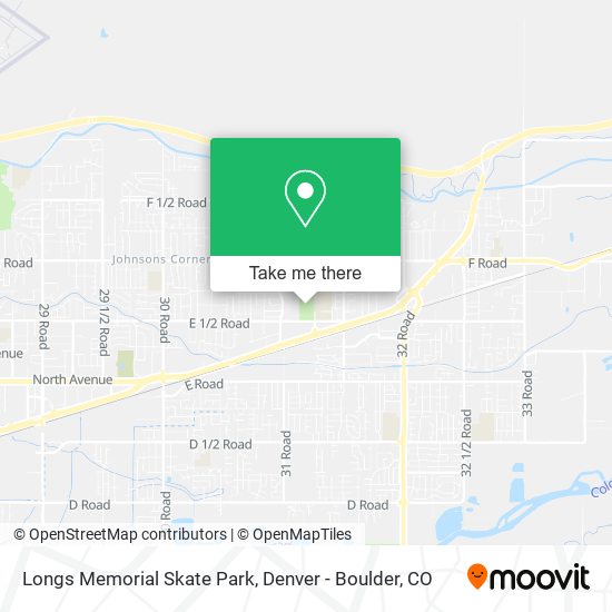 Longs Memorial Skate Park map