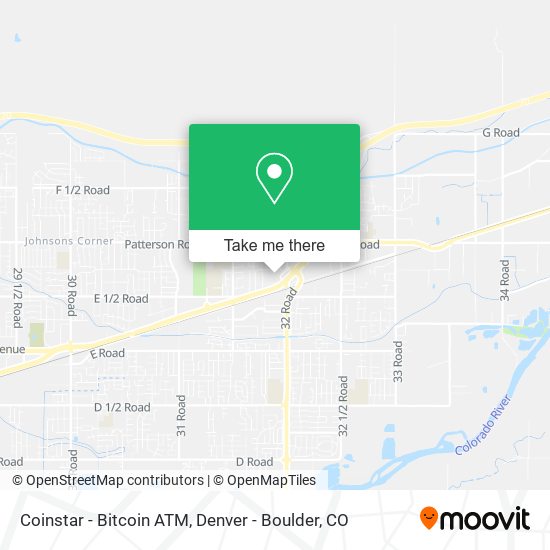 Mapa de Coinstar - Bitcoin ATM