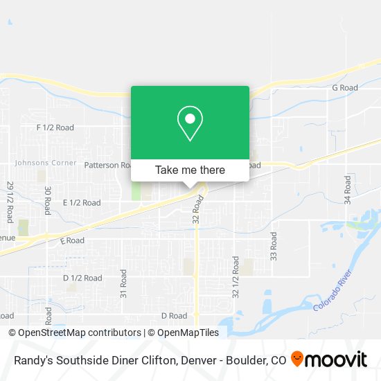 Randy's Southside Diner Clifton map