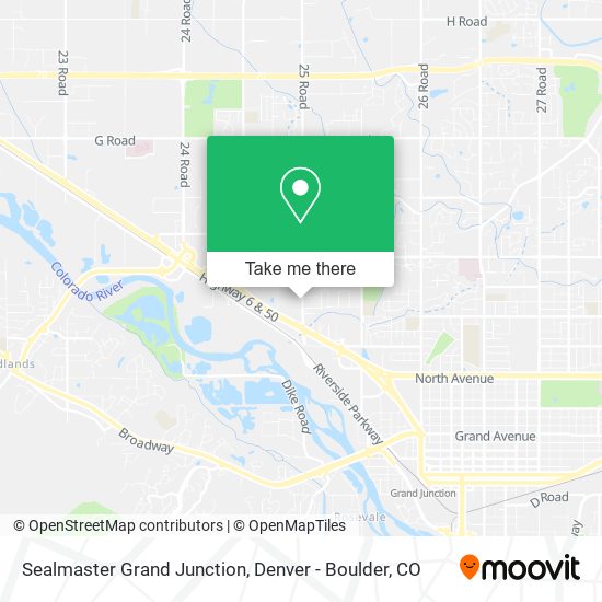Sealmaster Grand Junction map