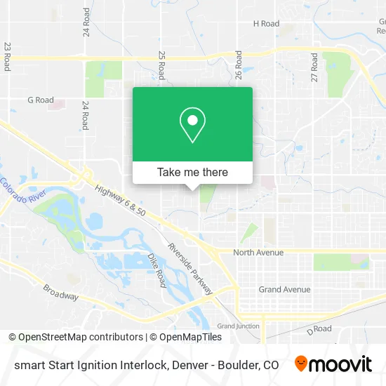 smart Start Ignition Interlock map