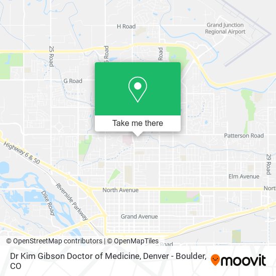 Dr Kim Gibson Doctor of Medicine map
